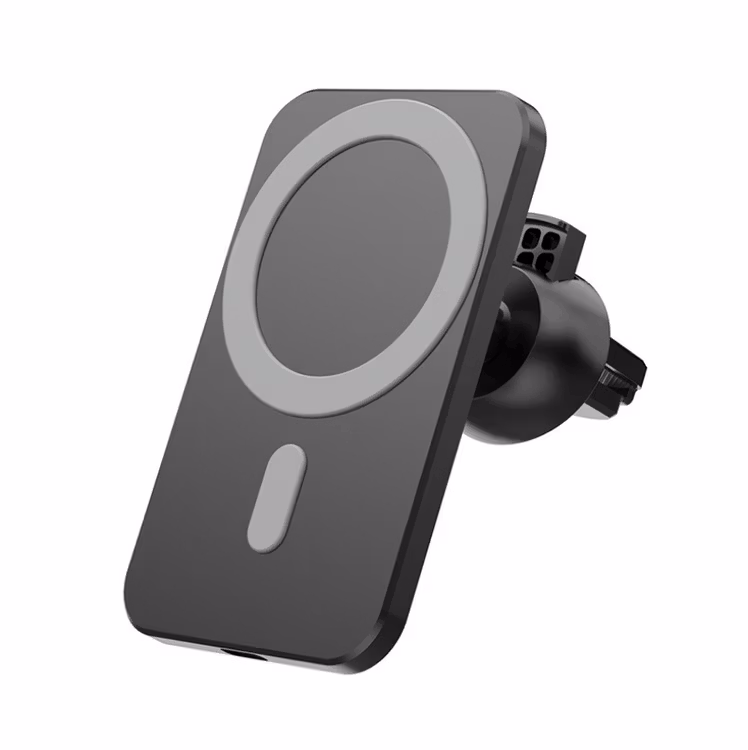 15W Magnetisk trådlös laddare / mobilhållare till bilen för iPhone 12-serien