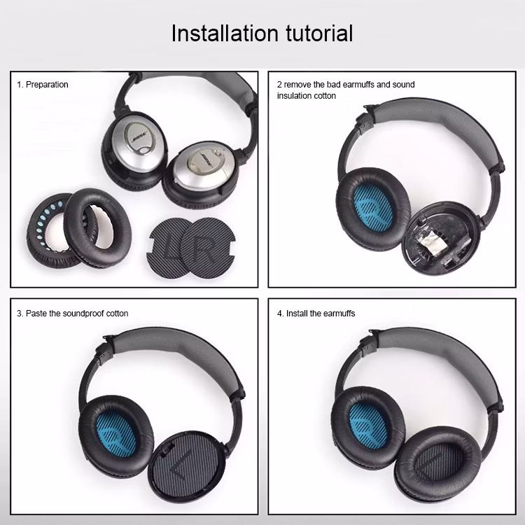Bose Quiet Comfort 35 - QC35 Kompatibla Öronkuddar