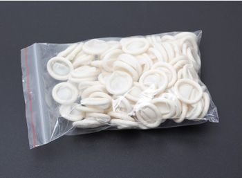 20 st Antistatiska gummi / latex fingerhanskar