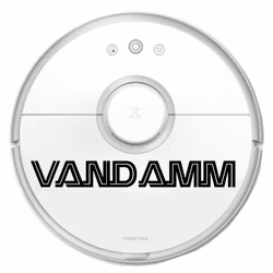 "VanDamm" dekal till robotdammsugare 28x3,5cm