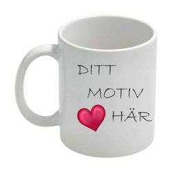 Egen design på mugg