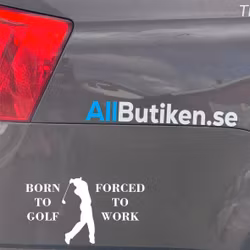 Born To Golf dekal