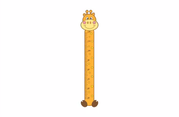📏 Mät dig med Giraffen – En rolig och lärorik linjal för barn!
