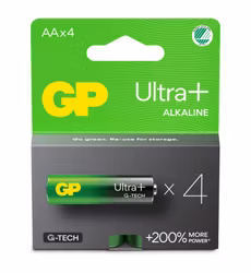 Battery Ultra Plus Alkaline AA/LR6 4-pack
