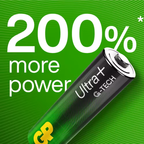 Battery Ultra Plus Alkaline AA/LR6 4-pack