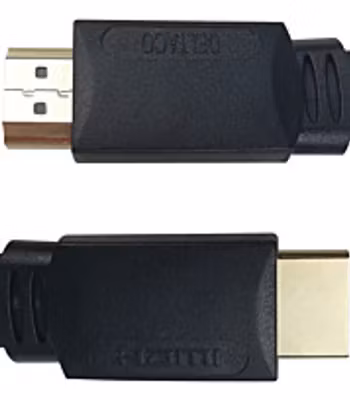 Platt high speed HDMI-kabel med Ethernet, 5 m, svart
