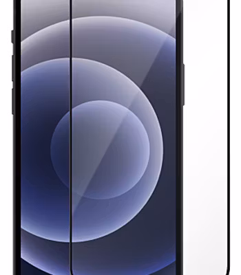 📱 Skärmskydd i Härdat Glas – iPhone 12 mini (Full Fit, Svart)