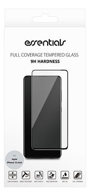 📱 Skärmskydd i Härdat Glas – iPhone 12 mini (Full Fit, Svart)