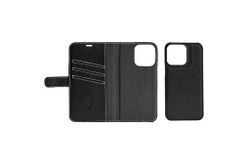 📱 iPhone 12 Mini Läderplånbok – Avtagbart Fodral – Svart