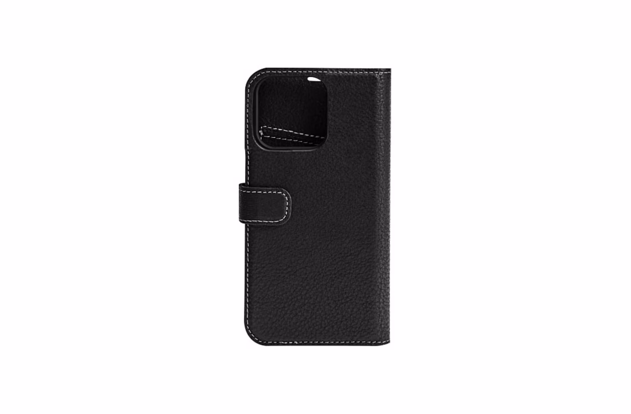 📱 iPhone 12 Mini Läderplånbok – Avtagbart Fodral – Svart