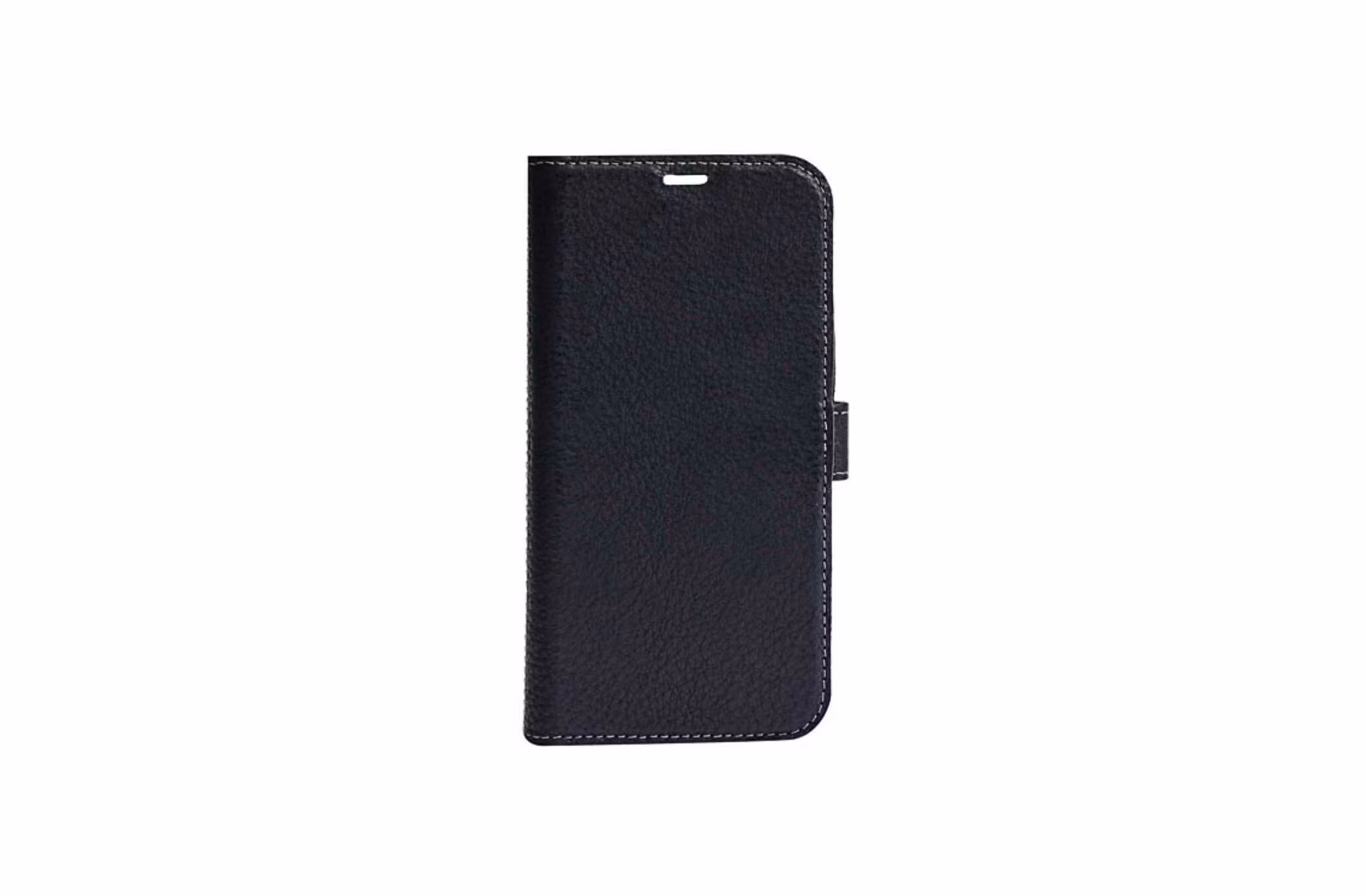 📱 iPhone 12 Mini Läderplånbok – Avtagbart Fodral – Svart