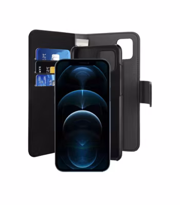 📱 Plånboksfodral i Eco-läder – med avtagbart magnetiskt skal