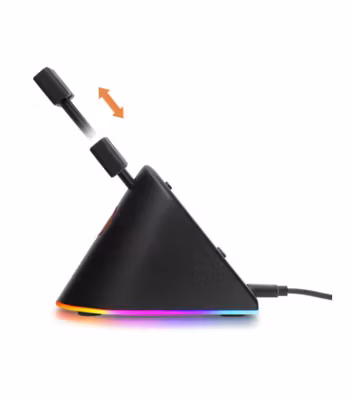 Mouse Bungee, svart/RGB