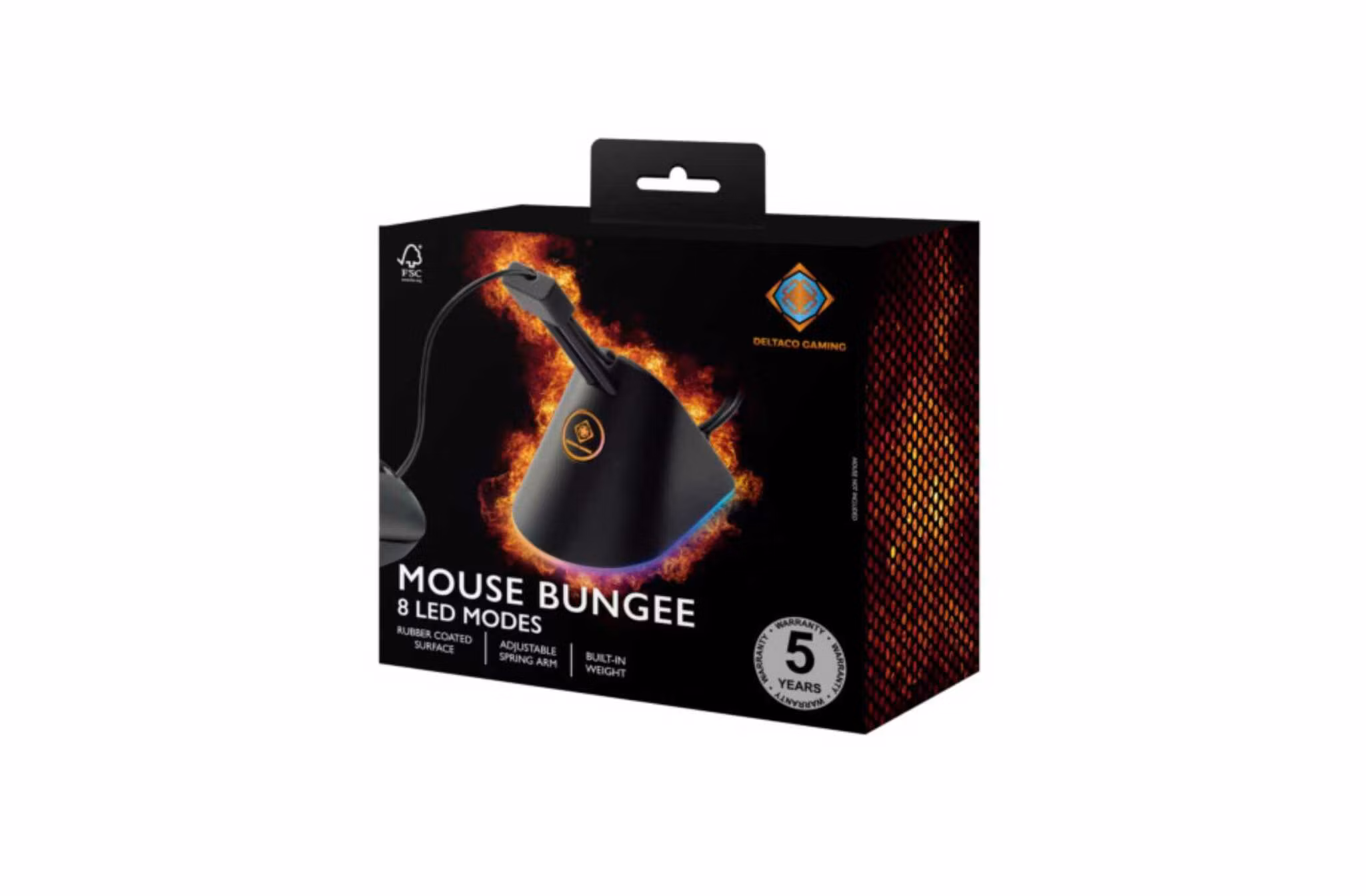 Mouse Bungee, svart/RGB