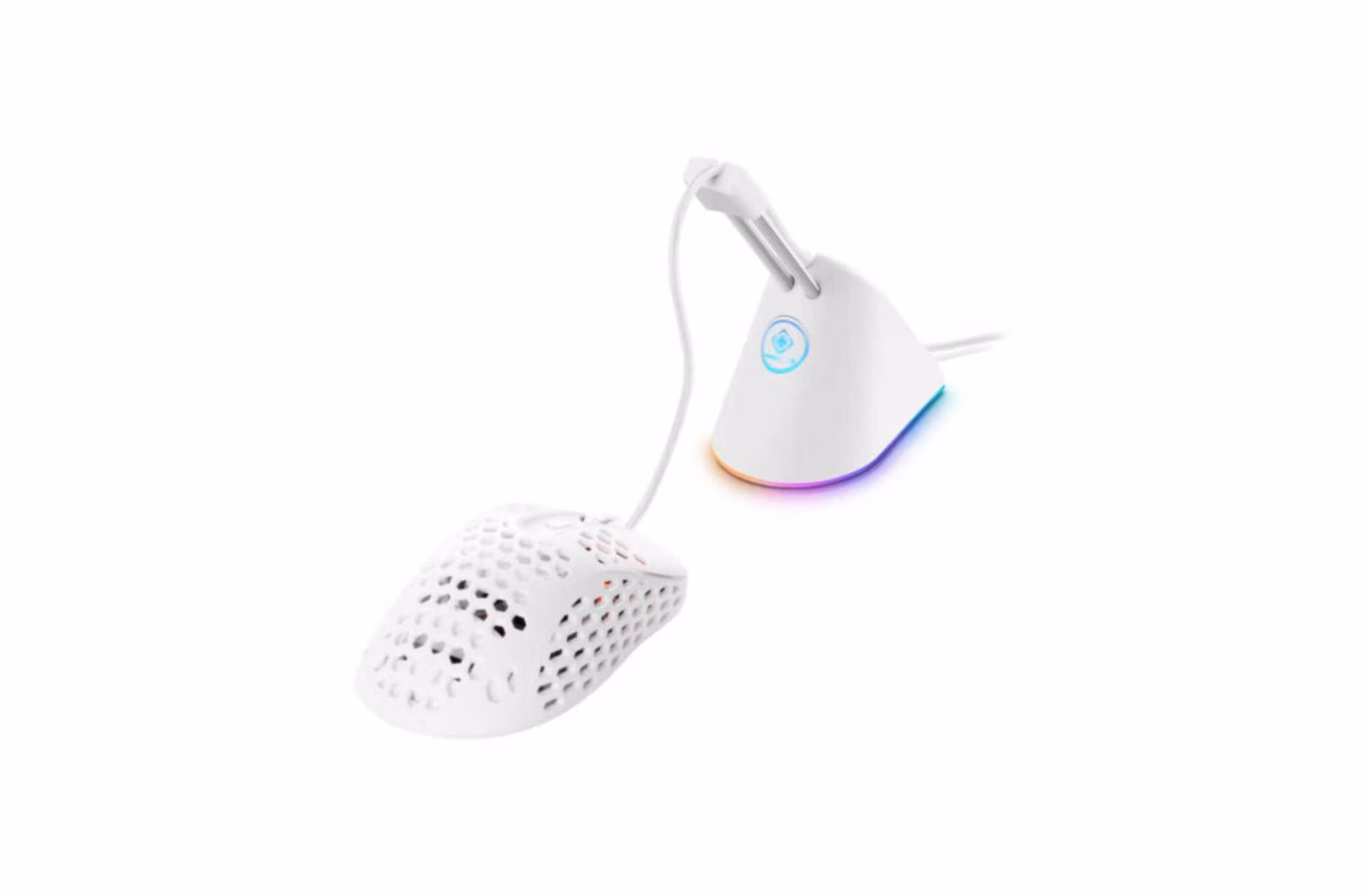 Mouse Bungee, vit/RGB