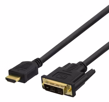 HDMI till DVI-D kabel – hög kvalitet