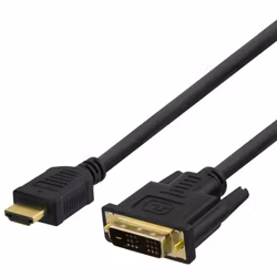HDMI till DVI-D kabel – hög kvalitet