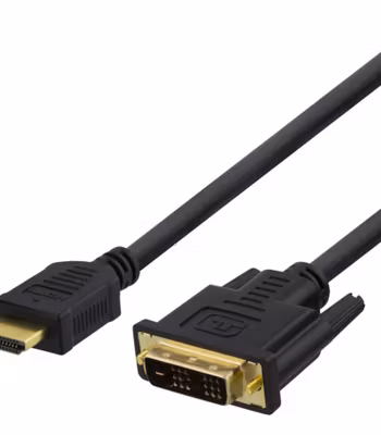 HDMI till DVI-D kabel – hög kvalitet