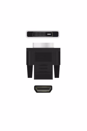 HDMI till DVI Adapter (Hona till Hane) – Perfekt för datorer och bildskärmar