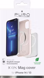 Puro iPhone 13/14/15 Icon Mag, Rose