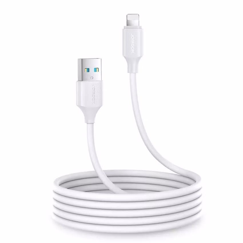Joyroom USB-A till Lightning-kabel 3A, 1 m – Vit