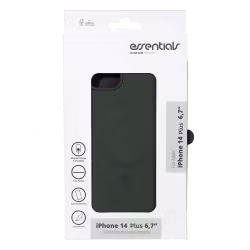 Essentials Silicone Mag Skal för iPhone 14 Plus – MagSafe, Grön
