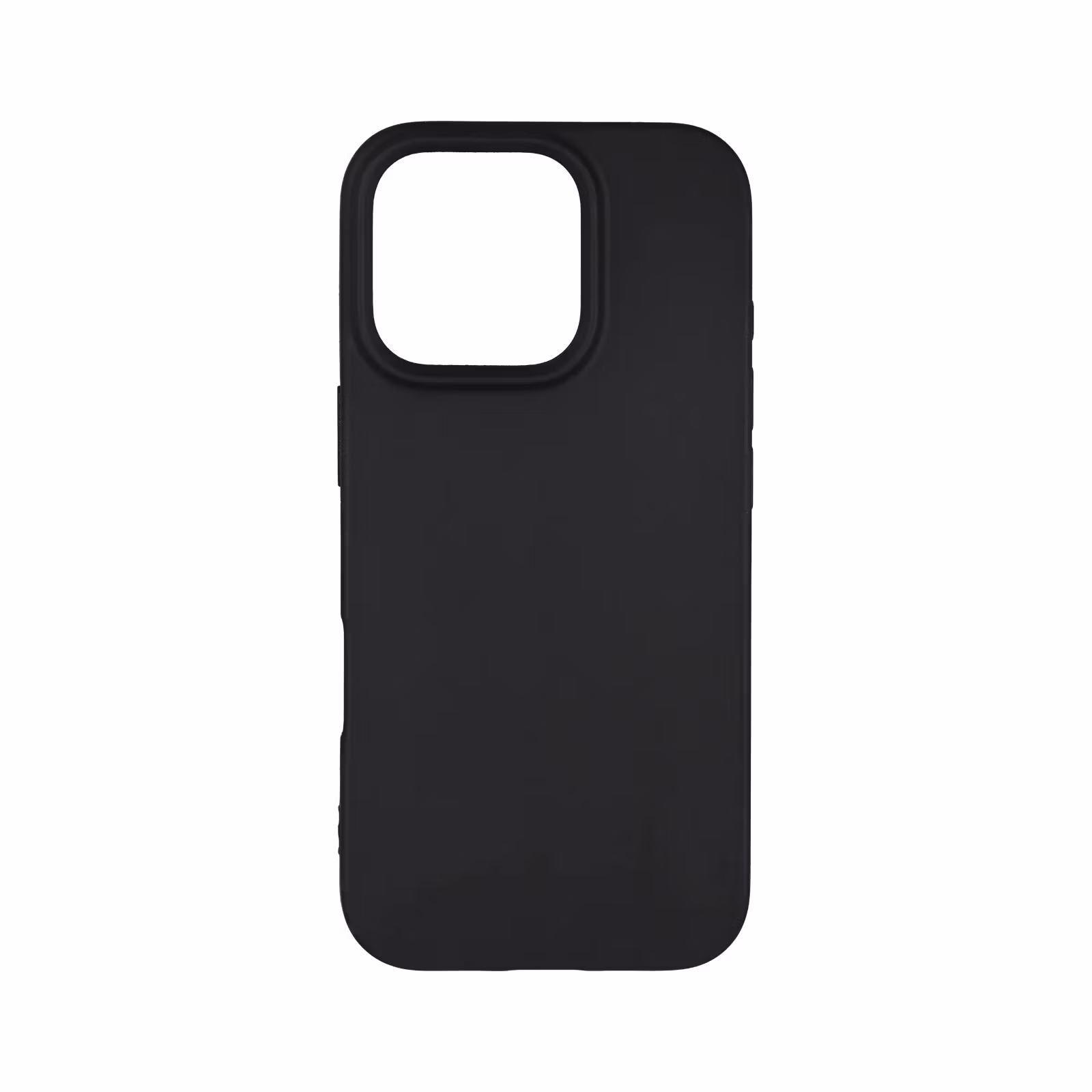 Baksida på Essentials svart TPU-skal för iPhone 16 Pro
