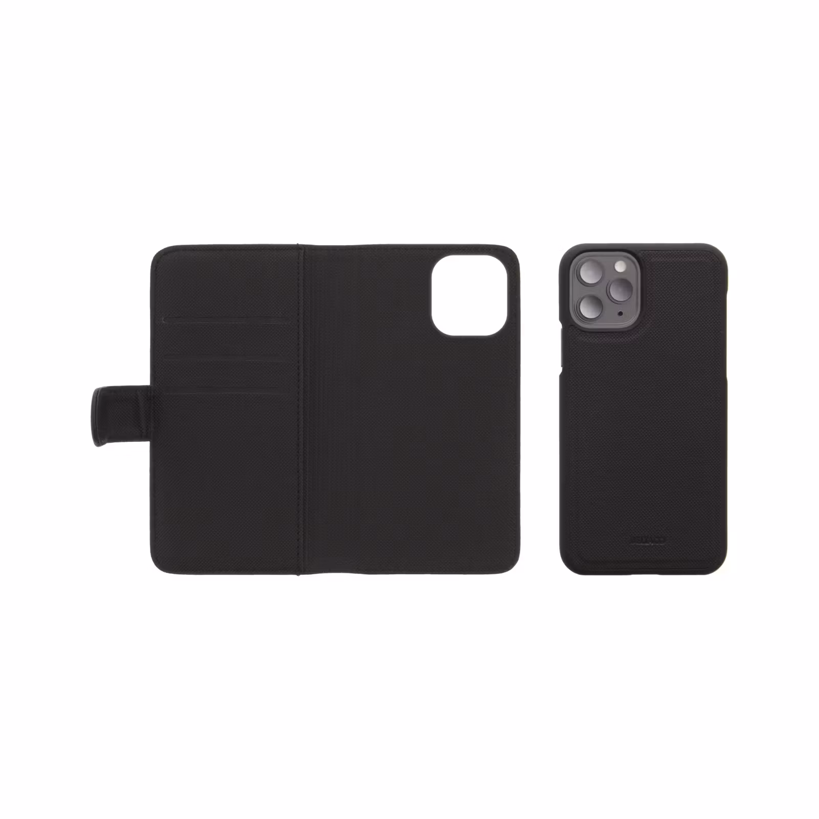 Öppet DELTACO plånboksfodral med löstagbart skal för iPhone 12 Pro Max