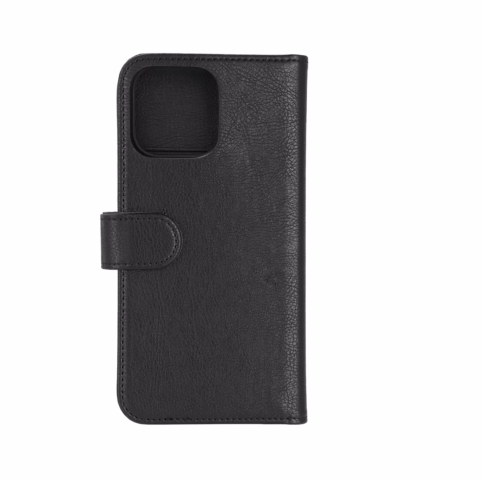 Baksida på Essentials svart plånboksfodral för iPhone 14 Pro Max