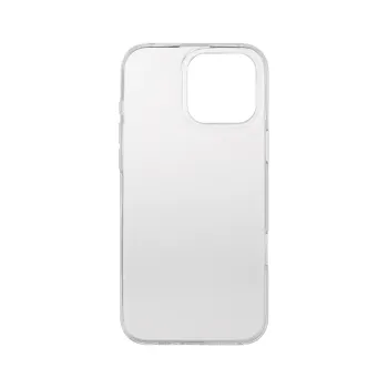 Essentials TPU-skal för iPhone 16 Pro Max – Återvunnet, Transparent