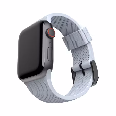 U by UAG Aurora Silikonarmband för Apple Watch 42/44/45 mm – Soft Blue