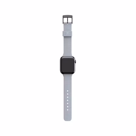 U by UAG Aurora Silikonarmband för Apple Watch 42/44/45 mm – Soft Blue