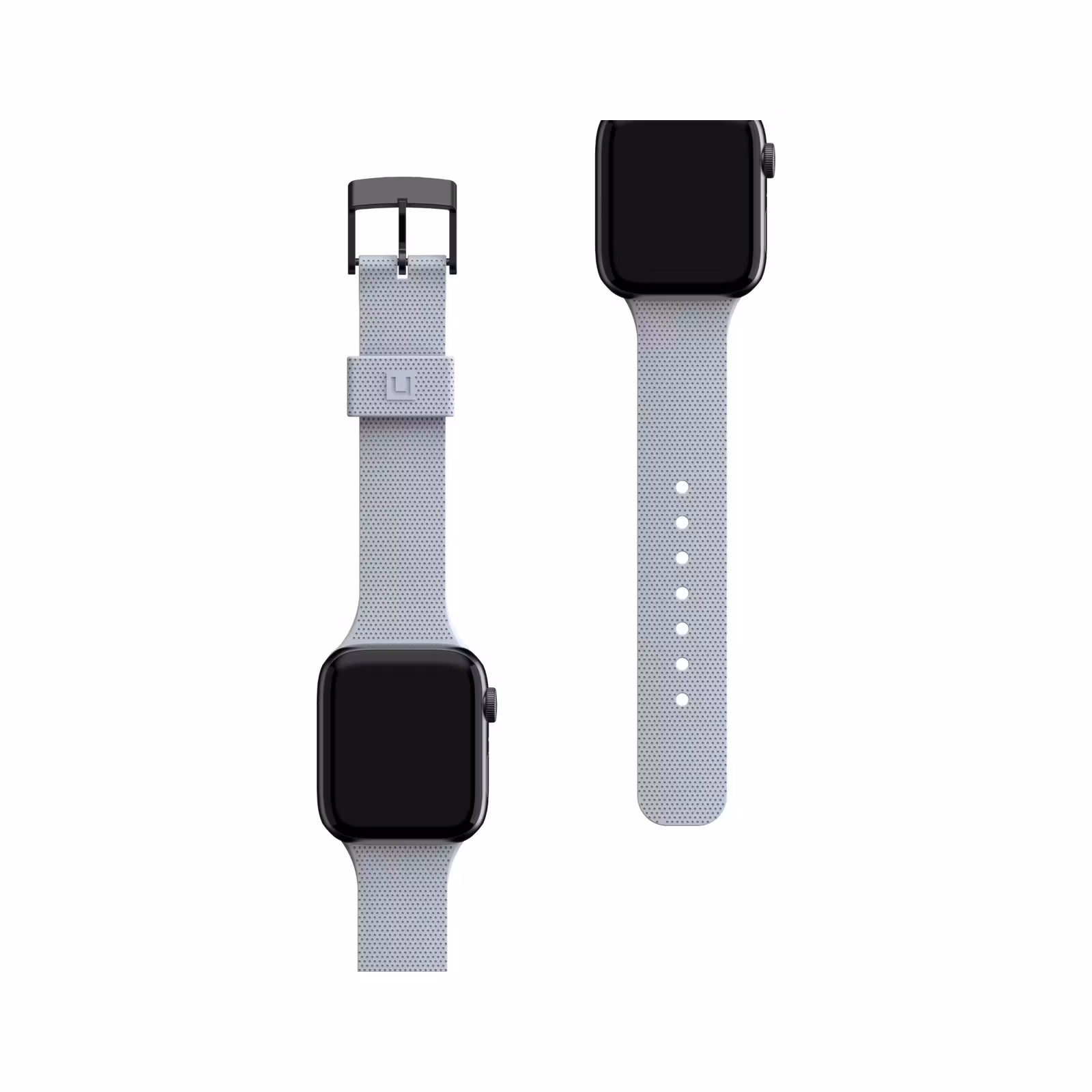 U by UAG Aurora Apple Watch-armband i Soft Blue med justerbar längd