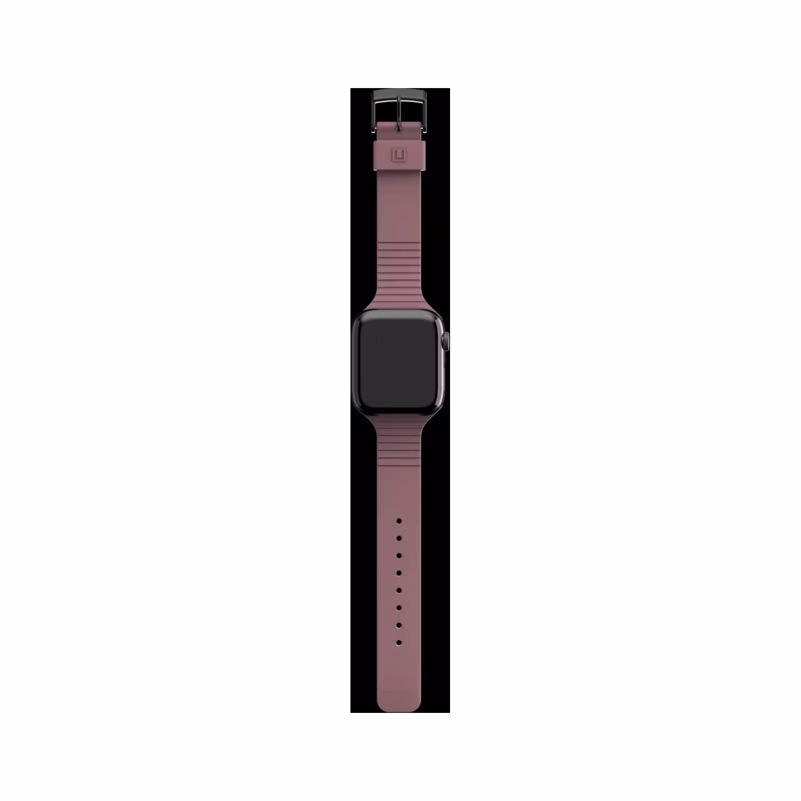 UAG Aurora Dusty Rose Apple Watch-armband sett framifrån