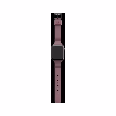 U by UAG Aurora Silikonarmband för Apple Watch 42/44/45 mm – Dusty Rose