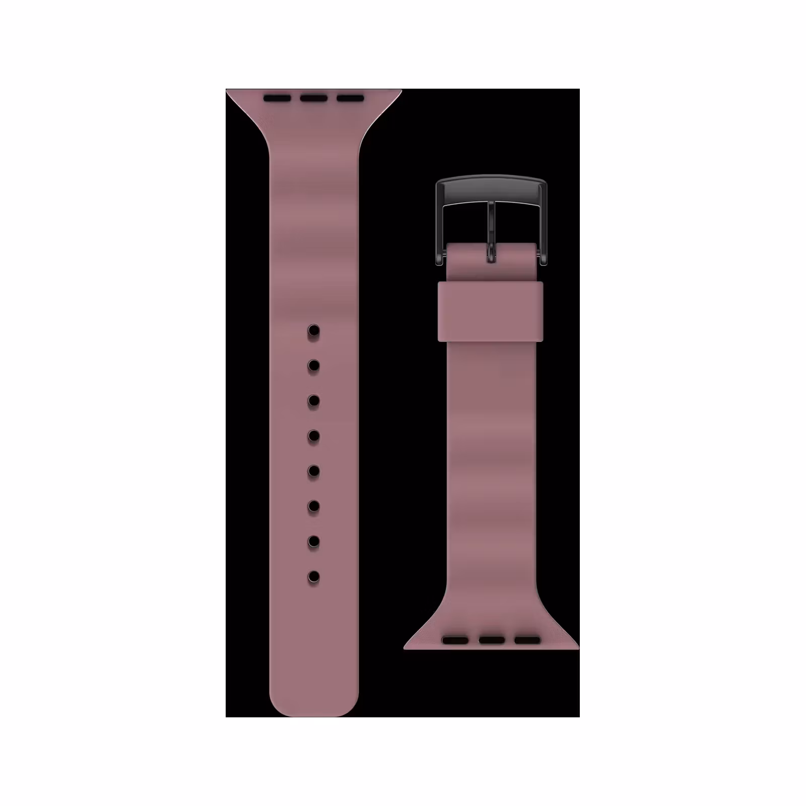 UAG Aurora Dusty Rose Apple Watch-armband med justerbart spänne