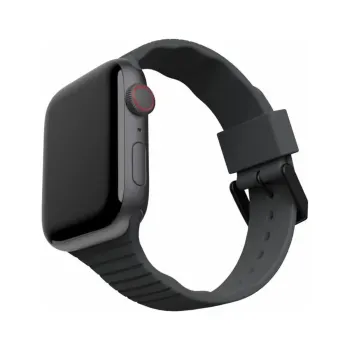 U by UAG Aurora Silikonarmband för Apple Watch 42/44/45 mm – Svart