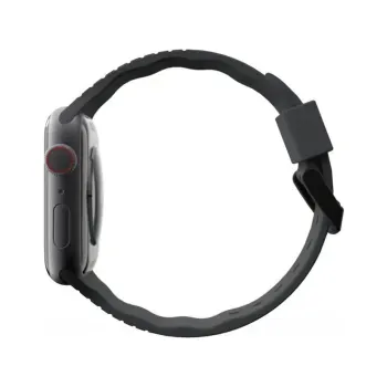 U by UAG Aurora Silikonarmband för Apple Watch 42/44/45 mm – Svart