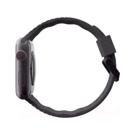 U by UAG Aurora Silikonarmband för Apple Watch 42/44/45 mm – Svart