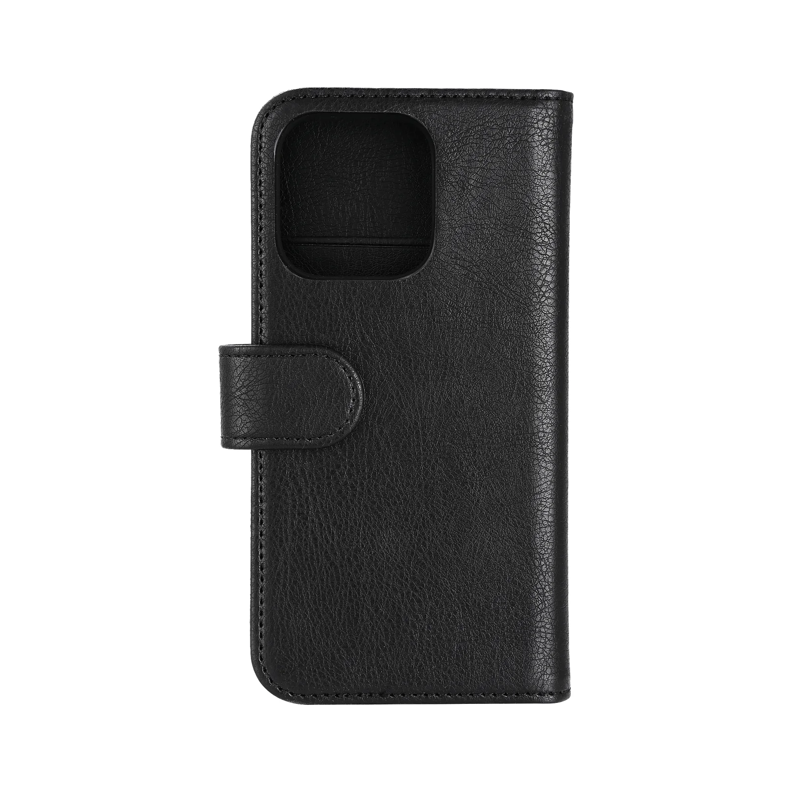 Essentials 2-i-1 plånboksfodral för iPhone 14 Pro sett från baksidan med kamerautskärning