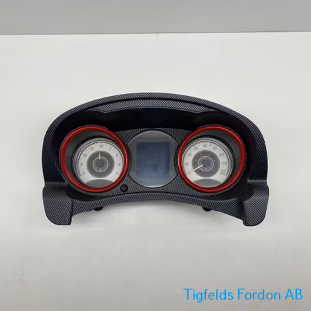 Instrumentpanel Carbon/Röd - Ligier JS50 V1/2/3 (Beg)