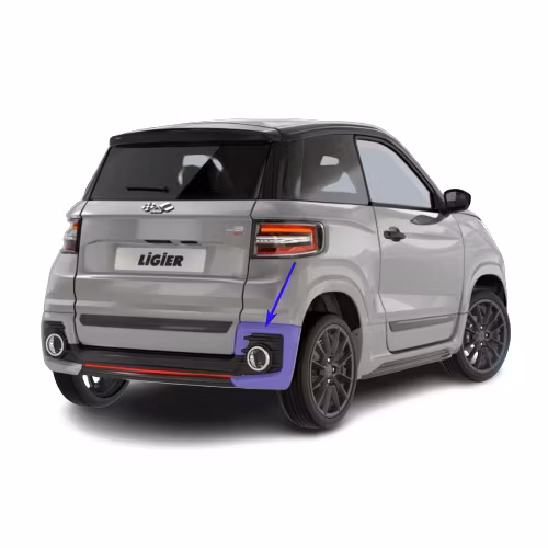 Hörnprofil H/B for rear bumper - Ligier JS60 (Olackad)