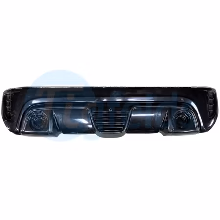 Spoiler till stötfångare bak - Ligier JS50/JS50L Sport V2/V3 (Original Svart)