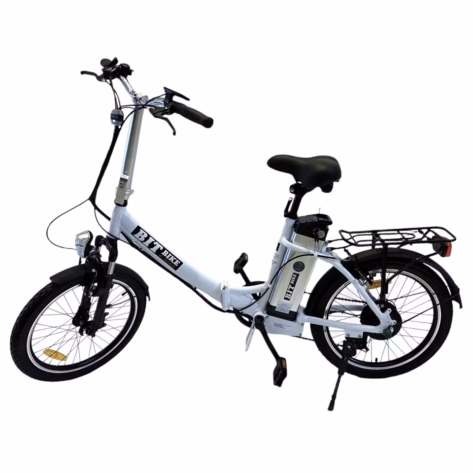 Hopfällbar Elcykel Vit (25Ah)