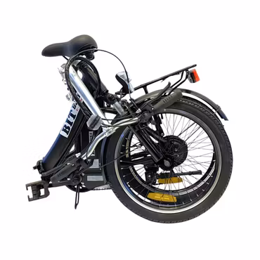 Hopfällbar Elcykel Svart (25Ah)