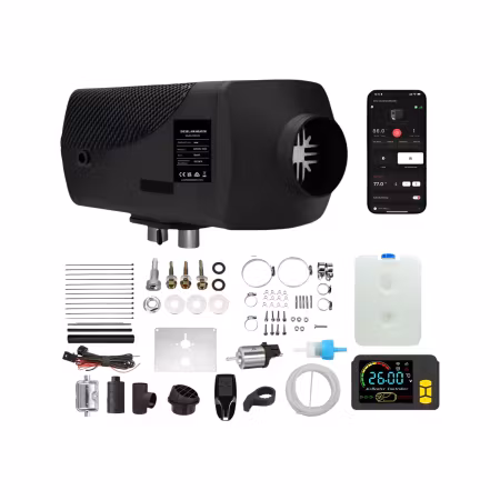 Dieselvärmare 2KW 12V (Komplett kit)