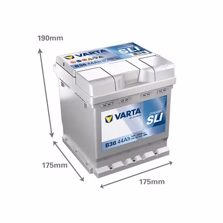 Startbatteri VARTA Dynamic SLI B36 – 12 V 44 Ah 420 A