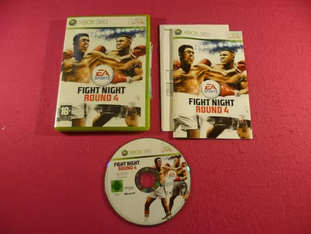 Fight Night Round 4 Xbox 360 PAL Nordisk Utgåva