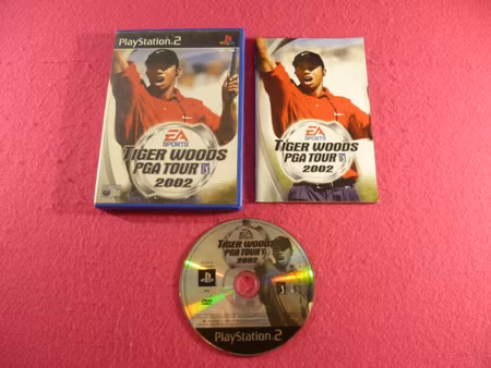 Tiger Woods PGA Tour 2002 PS2 Playstation 2 PAL Svensksålt