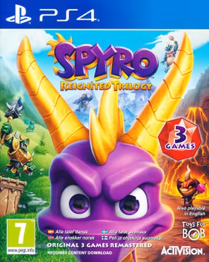 (Nytt) Spyro Reignited Trilogy PS4 Playstation 4 Svenskt Språk